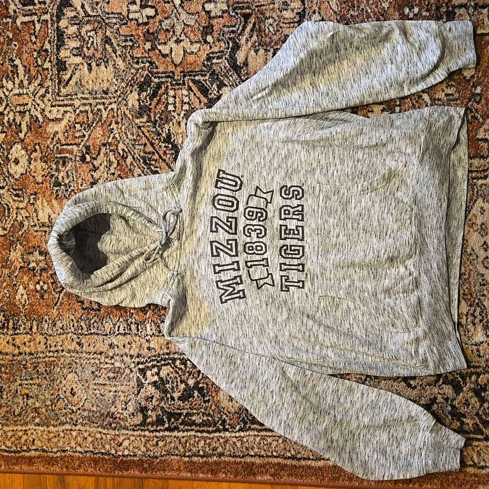 Mizzou Tigers grey sweatshirt hoodie